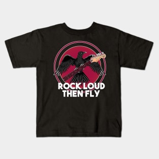 Rock Loud guitar lover Kids T-Shirt